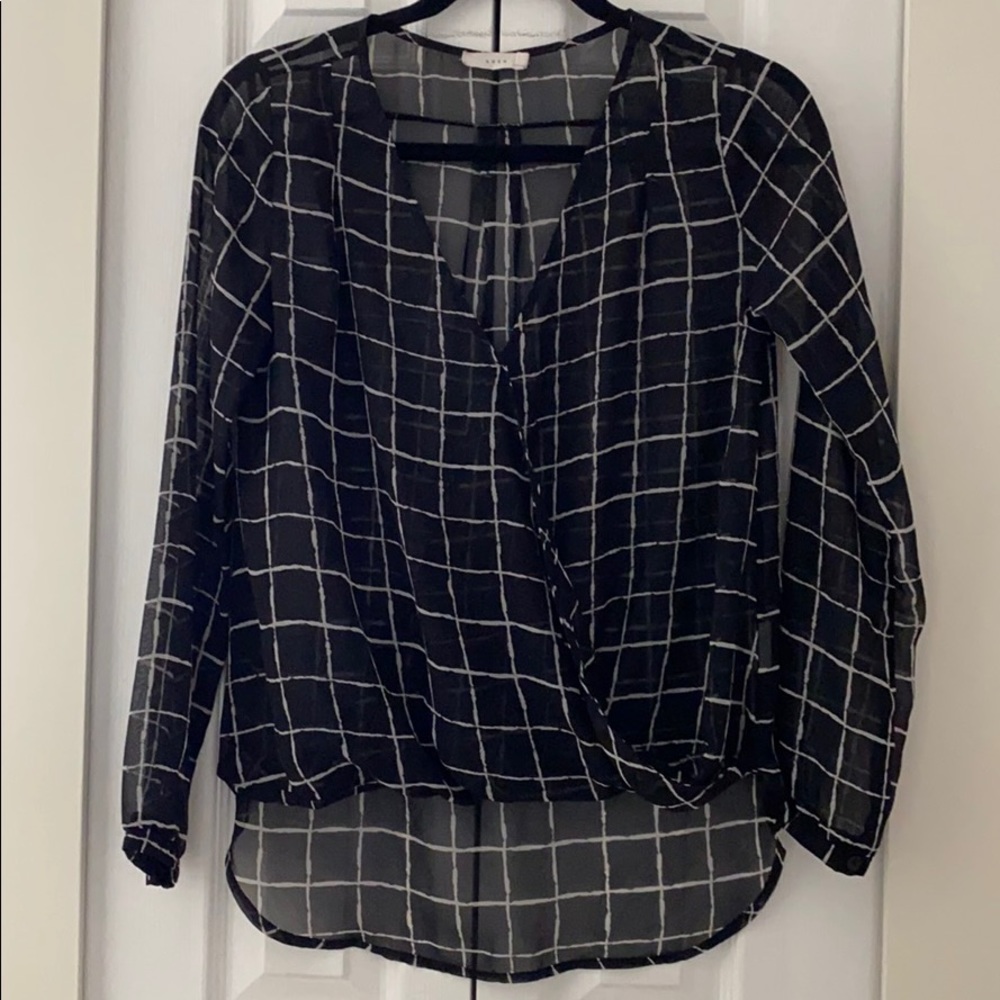 Lush surplice blouse